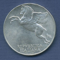 Italien 10 Lire 1950, Pegasus Olivenzweig, KM 90 Vz/st (m3353) - 10 Liras