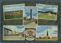 Munster-Lager Kirchen Schwimmbad, Gelaufen 1969 (AK4404) - Munster