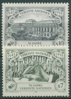 UNO Wien 1995 50 Jahre UNO Charta Gebäude San Francisco 186/87 A Postfrisch - Unused Stamps