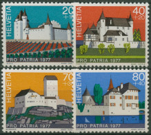 Schweiz 1977 Pro Patria Bauwerke Schlösser 1096/99 Postfrisch - Ungebraucht