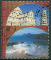 UNO Genf 2002 UNESCO Italien Bauwerke Pisa 448/49 Gestempelt - Gebraucht