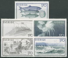 Schweden 1979 Meeresforschung 1082/86 Postfrisch - Unused Stamps