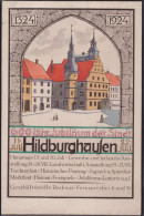 * O-6110 Hildburghausen 600-Jahrfeier 1924, Starker Eckknick 4cm - Hildburghausen