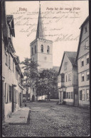 Gest. O-6220 Vacha Häuser An Der Evang. Kirche 1912 - Vacha