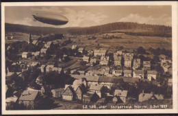* O-6316 Stützerbach Zeppelin LZ 130 über Dem Ort - Ilmenau