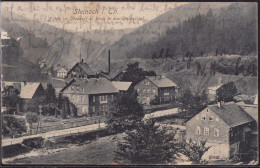 Gest. O-6406 Steinach Häuser Im Steinachtal 1908 - Sonneberg