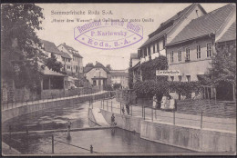 Gest. O-6450 Roda Gasthaus Zur Guten Quelle 1910 - Neuhaus