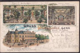 Gest. O-6500 Gera Gasthaus Wintergarten 1900 - Gera