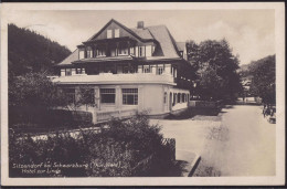 Gest. O-6826 Sitzendorf Hotel Zur Linde 1926 - Rudolstadt