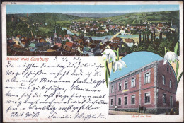 Gest. O-6903 Camburg Hotel Gasthaus Zur Post 1908 - Jena