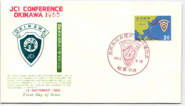 Ryukyu-Inseln FDC 143 Als Ersttagsbrief #NI438 - Riukiu-eilanden