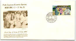 Ryukyu-Inseln FDC 222 Als Ersttagsbrief #NI501 - Ryukyu Islands