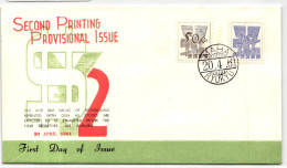 Ryukyu-Inseln FDC 65z-66y Als Ersttagsbrief #NI413 - Riukiu-eilanden