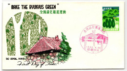 Ryukyu-Inseln FDC 70 Als Ersttagsbrief #NA595 - Riukiu-eilanden