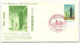 Ryukyu-Inseln FDC 212 Als Ersttagsbrief #NI491 - Riukiu-eilanden