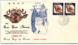 Ryukyu-Inseln FDC 56 Als Ersttagsbrief #NA588 - Riukiu-eilanden