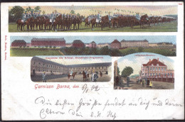 Gest. O-7200 Borna Dragoner-Regiment Kaserne 1902 - Borna