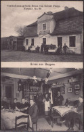 Gest. O-7261 Reppen Gasthaus Zum Grünen Baum, Feldpost 1914 - Oschatz