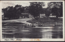 Gest. O-7293 Belgern Elbfähre, Feldpost 1939 - Torgau