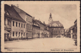 O-7300 Döbeln Brauschänke Niedermarkt 1929 - Doebeln