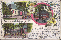 Gest. O-7401 Münsa Gasthaus Polnische Hütte 1903 - Altenburg