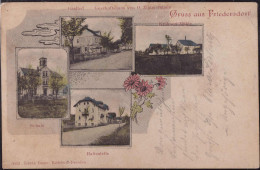 Gest. O-8214 Friedersdorf Gasthaus Zimmermann Mühle Kröbner, Briefmarke Entfernt - Freital