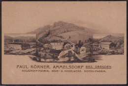 * O-8231 Ammelsdorf Holzstoff-Fabrik Körner - Dippoldiswalde