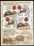 Romania, 2020, UNUSED, Mi. Bl. Nr.831 Ii, EUROPA Postal Routes In 1840 In The Romanian Principalities(VL-2-7-1) - Neufs