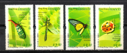 China Chine : (28) 2000 Hong Kong - Insectes SG1023/6** - Unused Stamps