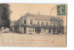 LONGNY - Place De L'Hôtel De Ville Et Rue Du Château - état - Longny Au Perche