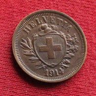 Switzerland 1 Rappen 1914 Suiça Suisse Svizzera Schweiz Suiza  Wºº - Autres & Non Classés
