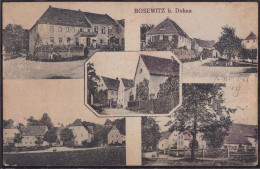 Gest. O-8305 Bosewitz Gasthaus Wohnhäuser 1922, Briefmarke Entfernt - Pirna