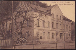 Gest. O-8322 Krippen Gasthaus Deutsches Haus 1927 - Pirna