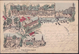 Gest. O-8400 Riesa Park-Restauration 1896 - Riesa