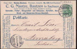 Gest. O-8600 Bautzen Futtermittelhandlung Nautze 1905 - Bautzen