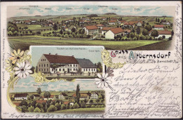 Gest. O-8703 Altbernsdorf Gasthaus Zum Deutschen Kaiser 1903 - Löbau