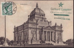 Gest. O-8900 Görlitz Gedenkhalle Zudruck Gerhard Langner Esperanto 1928 - Goerlitz