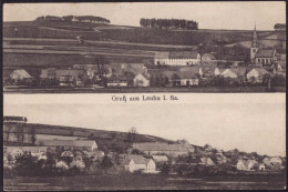 Gest. O-8901 Leuba Blick Zum Ort, Feldpost 1917 - Goerlitz