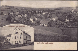 Gest. O-9208 Lichtenberg Gasthaus Zum Gimlitzthal, Feldpost 1916 - Freiberg (Sachsen)