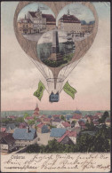 Gest. O-9384 Oederan Grüße Aus Dem Ballon 1905 EK 7mm - Zschopau