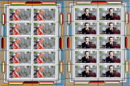 VATICANO 1995 CENTENARIO RADIO MARCONI 2 MINIFOGLI ** MNH - Blocs & Feuillets