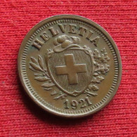 Switzerland 1 Rappen 1921 Suiça Suisse Svizzera Schweiz Suiza   Wºº - Autres & Non Classés