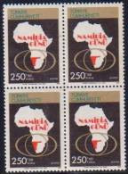 1975 TURKEY NAMIBIA DAY BLOCK OF 4 MNH ** - Unused Stamps