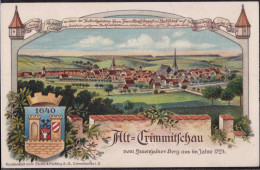 * O-9630 Crimmitschau Blick Zum Ort, Historisches Motiv 1914 - Crimmitschau