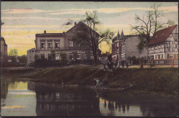 Gest. O-9630 Crimmitschau Häuser An Der Pleisse 1914 - Crimmitschau