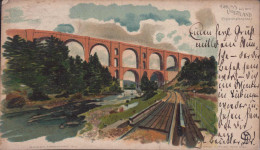 Gest. O-9900 Plauen Elsterthalbrücke 1904 - Plauen