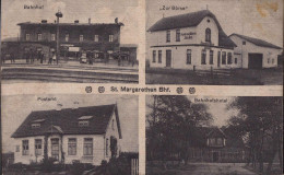 Gest. W-2211 St Margarethen Bahnhof Gasthaus Zur Börse Bahnhofshotel Post 1918 - Itzehoe