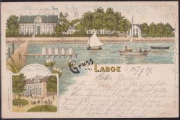 Gest. W-2304 Laboe Hotel Gasthaus Seegarten 1897 - Kiel