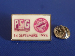 Pin's PSG FC Bayern Munchen 14 Spetmebre 1994 - Match Paris Saint Germain Munich - Foot Football (PA39) - Football