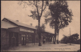 Gest. W-2371 Friedrichsholm Gasthaus Handlung Mewes 1922 - Rendsburg